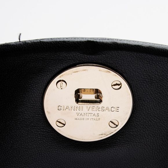 Versace Quilted Nappa Barocco Altea Vanita Satchel - Picture 10 of 15